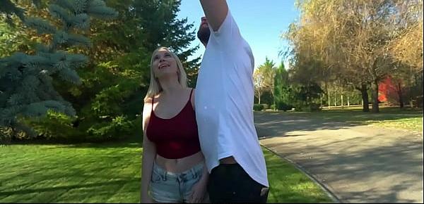  Busty small teen Roxy Risingstar imagines that it would be wonderful if her bully hot stud neighbor gives her a different kind of attitude.